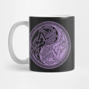 Celtic Yin Yang - purple Mug